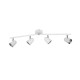 Trio-R82124131 - Toulouse - White & Silver LED 4 Spotlights