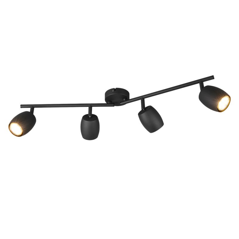 Trio-R86264032 - Nancy - Matt Black 4 Spotlights