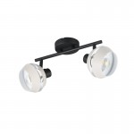 Isla - Matt Black 2 Spotlights with Warm Grey Isla - Matt Black 2 Spotlights with Warm Grey