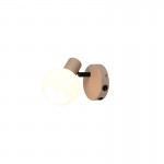 Boba - Warm Beige Spotlight with White Glass Boba - Warm Beige Spotlight with White Glass