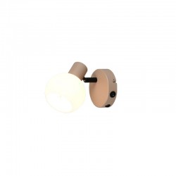 Boba - Warm Beige Spotlight with White Glass Boba - Warm Beige Spotlight with White Glass