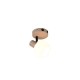 Trio-R86371743 - Boba - Warm Beige Spotlight with White Glass