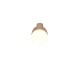 Trio-R86371743 - Boba - Warm Beige Spotlight with White Glass