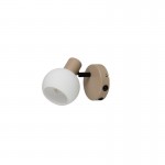 Boba - Warm Beige Spotlight with White Glass Boba - Warm Beige Spotlight with White Glass