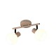 - Boba - Warm Beige 2 Spotlights with White Glass Trio-R86372043 - Boba - Warm Beige 2 Spotlights with White Glass