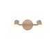 - Boba - Warm Beige 2 Spotlights with White Glass Trio-R86372043 - Boba - Warm Beige 2 Spotlights with White Glass