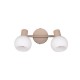 - Boba - Warm Beige 2 Spotlights with White Glass Trio-R86372043 - Boba - Warm Beige 2 Spotlights with White Glass