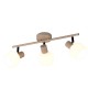 Trio-R86373043 - Boba - Warm Beige 3 Spotlights with White Glass