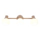 Trio-R86373043 - Boba - Warm Beige 3 Spotlights with White Glass