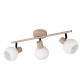 Trio-R86373043 - Boba - Warm Beige 3 Spotlights with White Glass