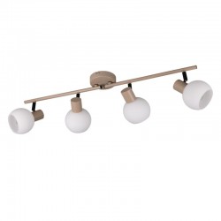 Boba - Warm Beige 4 Spotlights with White Glass Boba - Warm Beige 4 Spotlights with White Glass