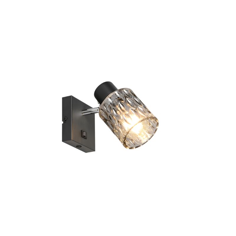 - Jack - Matt Black Spotlight with Mirrored Smoked Glass Trio-R86421732 - Jack - Matt Black Spotlight with Mirrored Smoked Glass
