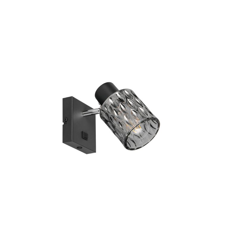 - Jack - Matt Black Spotlight with Mirrored Smoked Glass Trio-R86421732 - Jack - Matt Black Spotlight with Mirrored Smoked Glass