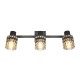 - Jack - Matt Black 3 Spotlights with Mirrored Smoked Glass Trio-R86423032 - Jack - Matt Black 3 Spotlights with Mirrored Smoked Glass