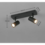 Taryn - Matt Black 2 Spotlights