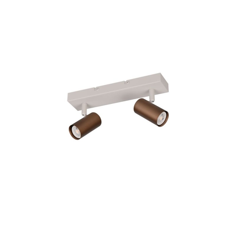 Trio-R86852065 - Taryn - Coffee & Grey 2 Spotlights