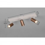 Taryn - Coffee & Grey 3 Spotlights