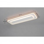 Riva - White CCT Ceiling Light with Remote Control 20W