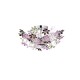 Trio-R60014017 - Flower - Chrome 4 Light Ceiling Lamp with Multicolour Flowers