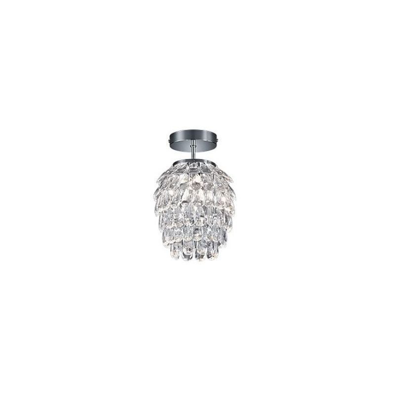 - Petty - Chrome Ceiling Lamp with Clear Acrylic Trio-R60451006 - Petty - Chrome Ceiling Lamp with Clear Acrylic