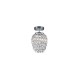 - Petty - Chrome Ceiling Lamp with Clear Acrylic Trio-R60451006 - Petty - Chrome Ceiling Lamp with Clear Acrylic