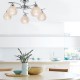 Ceiling Lights - Crocus - Decorative Clear Glass with Chrome 3 Light Ceiling Lamp Prism-70071-052 - Crocus - Decorative Clear Glass with Chrome 3 Light Ceiling Lamp