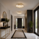 Prism-C0528-04R-V6AC-IE01 - Monte Carlo 3 - Matt Gold 4 Light Square Flush with Clear Glass Rods