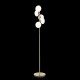 - Chicago FL - Brushed Brass 5 Light Floor Lamp with White Opal Glass Prism-F0574-05M-2GAA-IE01 - Chicago FL - Brushed Brass 5 Light Floor Lamp with White Opal Glass