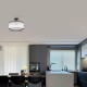 - Monaco 2BK - Matt Black 5 Light Semi Flush with Clear Glass Rods Prism-C0528-05H-P7AC-IE01 - Monaco 2BK - Matt Black 5 Light Semi Flush with Clear Glass Rods