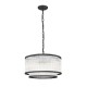 Ceiling Lights - Monaco 4BK - Matt Black 5 Light Pendant with Clear Glass Rods Prism-P0528-05H-P7AC-IE01 - Monaco 4BK - Matt Black 5 Light Pendant with Clear Glass Rods
