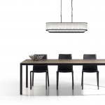 Monaco 8BK - Matt Black 7 Light over Island Fitting with Clear Glass Rods Monaco 8BK - Matt Black 7 Light over Island Fitting with Clear Glass Rods