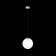 Ceiling Lights - Zurich 3 - Matt Gold Pendant with White Opal Glass Prism-P0468-01F-0FAA-IE01 - Zurich 3 - Matt Gold Pendant with White Opal Glass