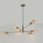 Anna AB - Adjustable Antique Brass 6 Light Centre Fitting Anna AB - Adjustable Antique Brass 6 Light Centre Fitting
