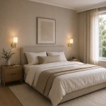 Bella WAB - Antique Brass Wall Lamp with White Shade