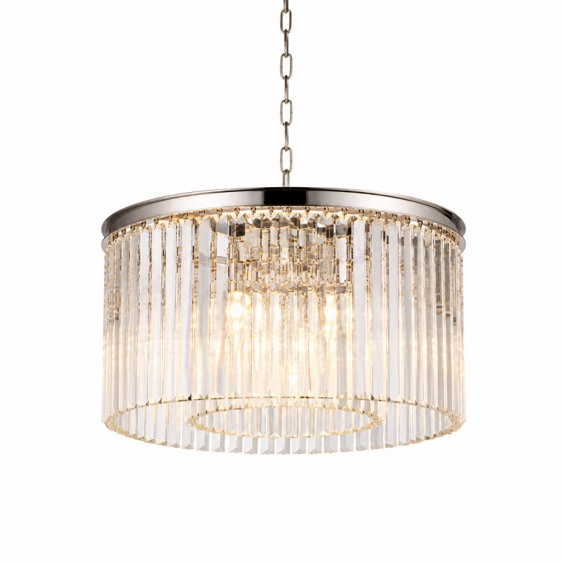 Prism-92500-4CH - Chloe 2 - Crystal & Chrome 4 Light Chandelier