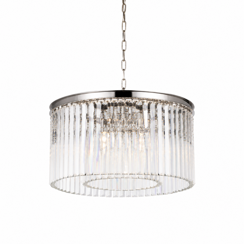 Prism-92500-4CH - Chloe 2 - Crystal & Chrome 4 Light Chandelier