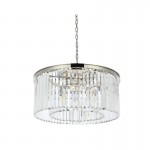 Chloe 3 - Crystal & Chrome 6 Light Chandelier Chloe 3 - Crystal & Chrome 6 Light Chandelier