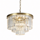 Prism-92100-9AB - Heidi 1AB - Crystal & Antique Brass 9 Light Chandelier