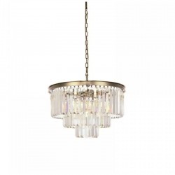 Heidi 1AB - Crystal & Antique Brass 9 Light Chandelier Heidi 1AB - Crystal & Antique Brass 9 Light Chandelier