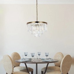 Heidi 1AB - Crystal & Antique Brass 9 Light Chandelier Heidi 1AB - Crystal & Antique Brass 9 Light Chandelier