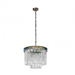 Heidi 2 AB - Antique Brass 3 Light Chandelier with Crystal Heidi 2 AB - Antique Brass 3 Light Chandelier with Crystal