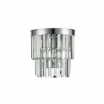 Heidi WCH - Chrome 2 Light Wall Lamp with Crystal Heidi WCH - Chrome 2 Light Wall Lamp with Crystal