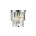 Heidi WCH - Chrome 2 Light Wall Lamp with Crystal Heidi WCH - Chrome 2 Light Wall Lamp with Crystal