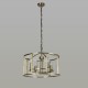 Prism-0450-4AB - Michelle 2 AB - Antique Brass 4 Light Lantern Pendant