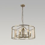 Michelle 1 AB - Antique Brass 6 Light Lantern Pendant Michelle 1 AB - Antique Brass 6 Light Lantern Pendant