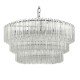Prism-91001-9CH - Tonia 2 - Clear Glass Tubes & Chrome 9 Light Chandelier