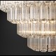 Prism-91001-12CH - Tonia - Clear Glass Tubes & Chrome 12 Light Chandelier