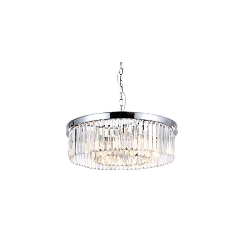 Ceiling Lights - Chloe 3 - Crystal & Chrome 6 Light Chandelier Prism-92500-6CH - Chloe 3 - Crystal & Chrome 6 Light Chandelier