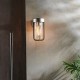 Ambience-63770 - Onix - Outdoor Brushed Silver Wall Lamp with Clear Glass