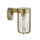 Ambience-63772 - Onix - Outdoor Brushed Gold Wall Lamp with Clear Glass